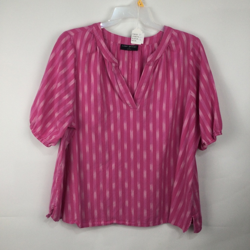 Lane‎ Bryant Ikat Popover Blouse womens size 20